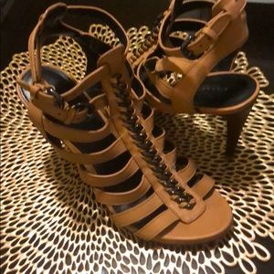 Coach Open Toe Caged Sandals